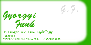 gyorgyi funk business card